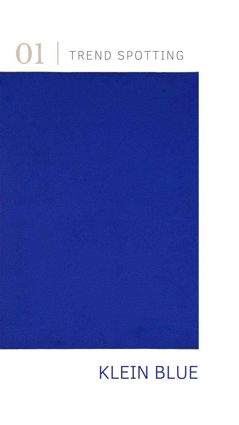 New trend: the Klein Blue - Interior Notes